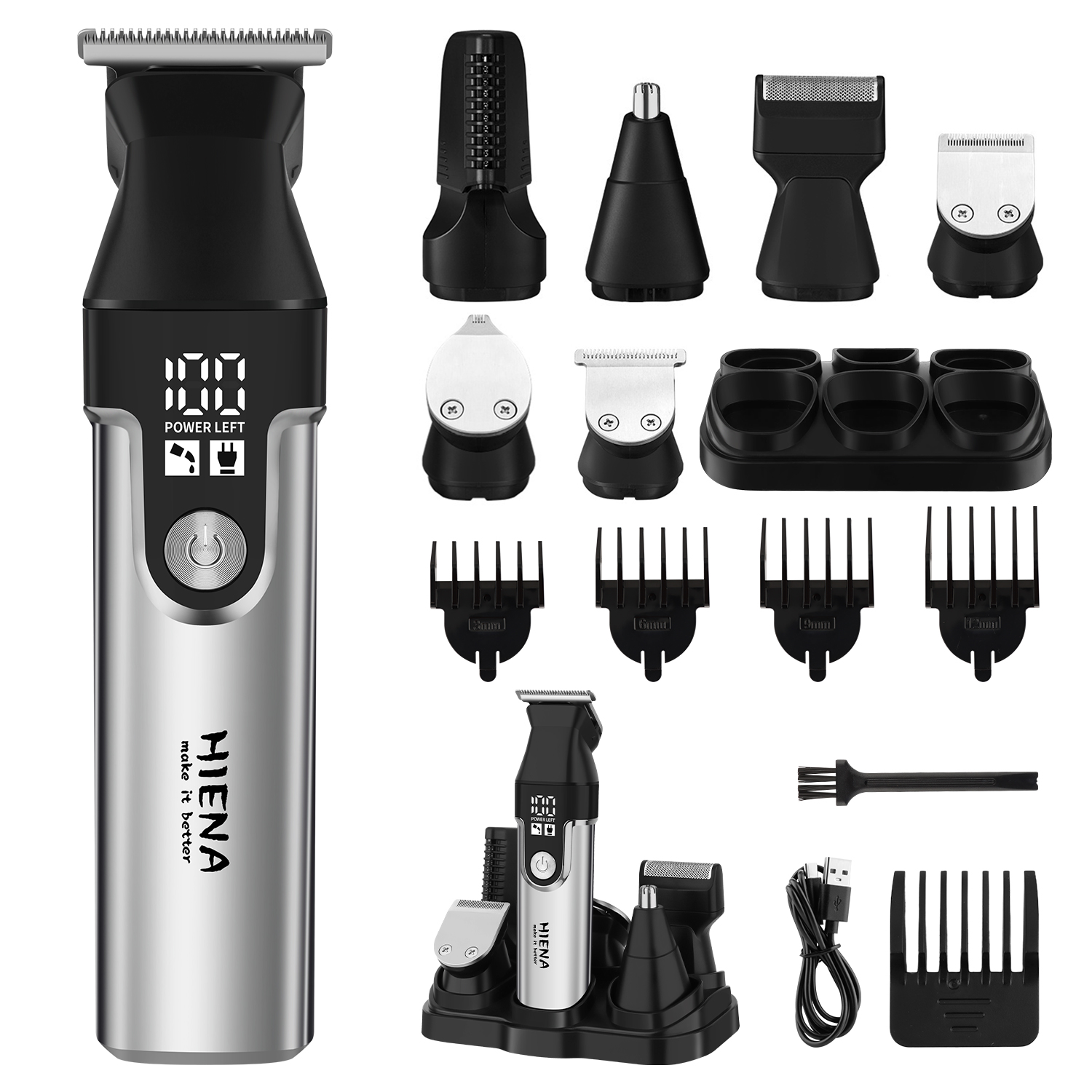 Men'S Grooming Product - HIENA Professional Multifunctional Hair Clipper Set,