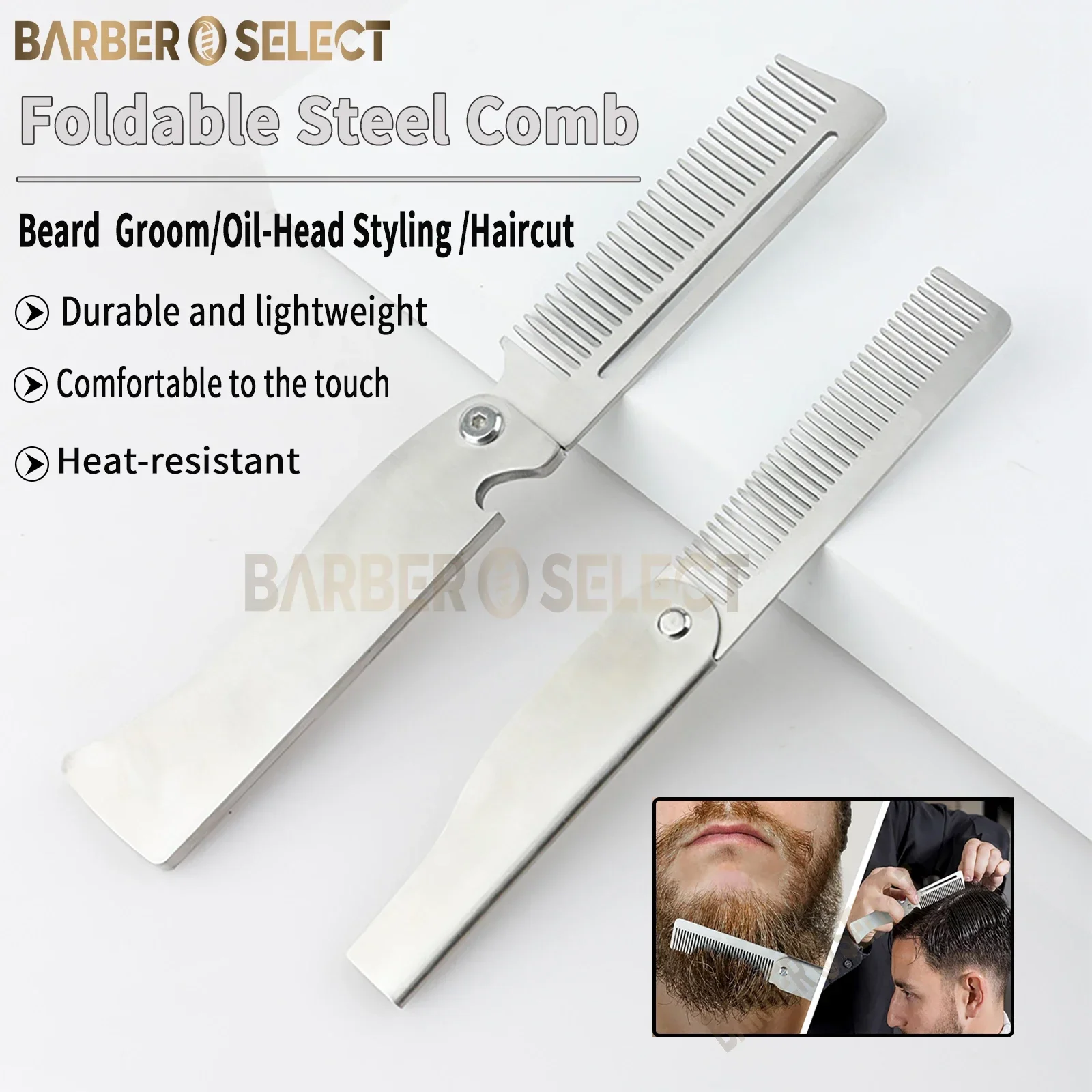 NEW Folding Stainless Steel Co - Men'S Grooming Oil のレビューと価格