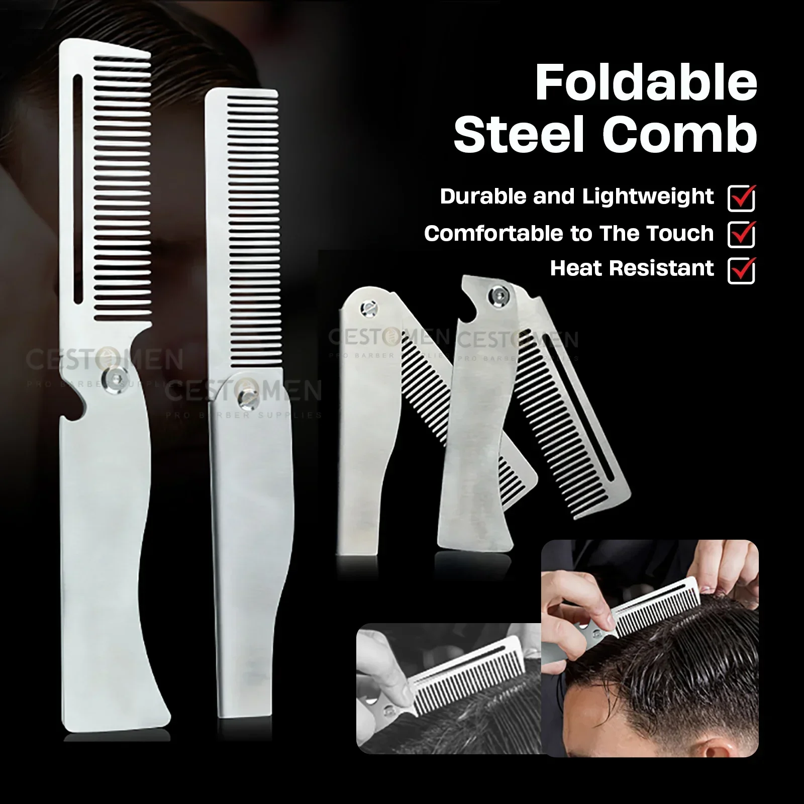 NEW Folding Stainless Steel Co - Men'S Grooming Oil のレビューと価格