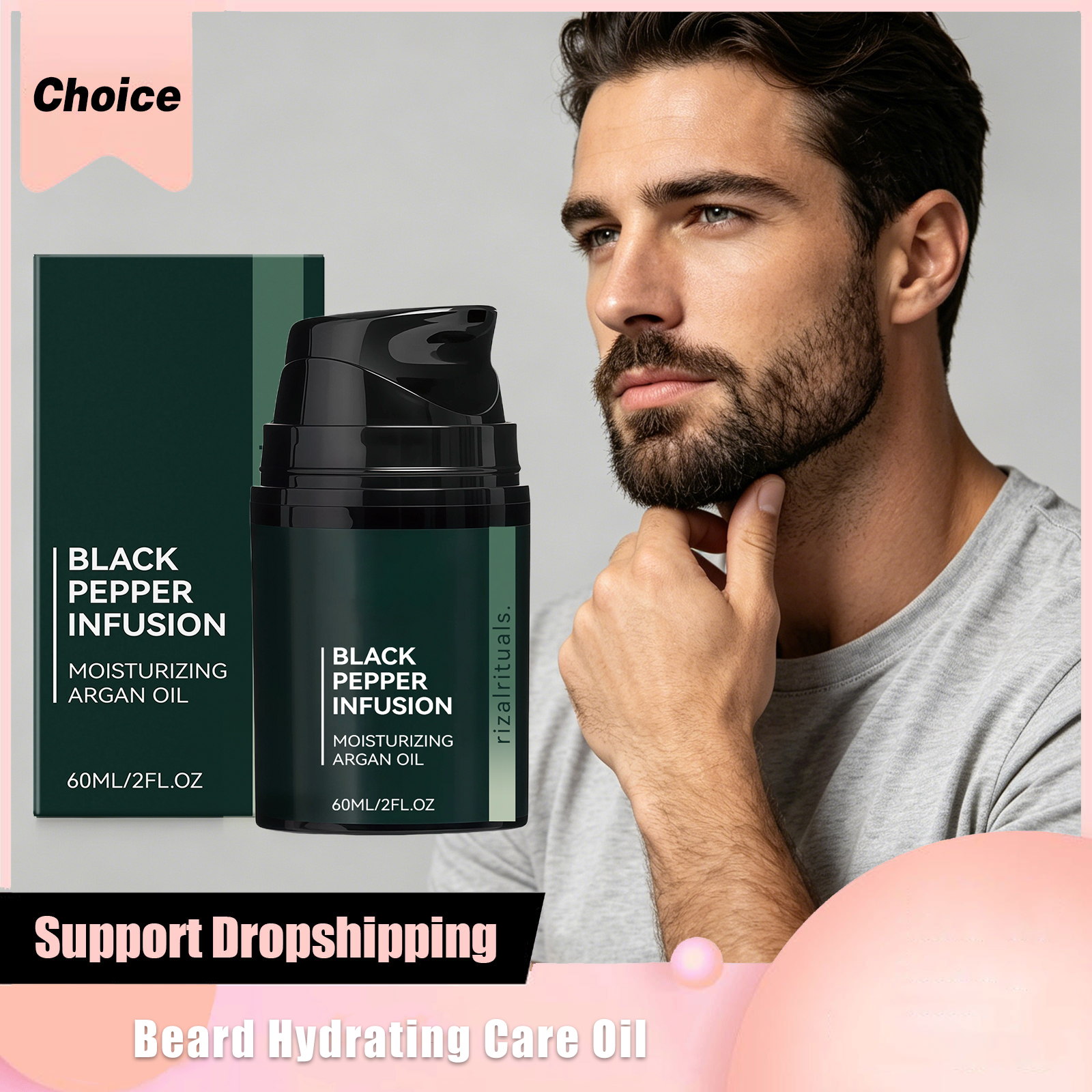 Beard Growth Care Oil Moisturi - Men'S Grooming Oil のレビューと価格