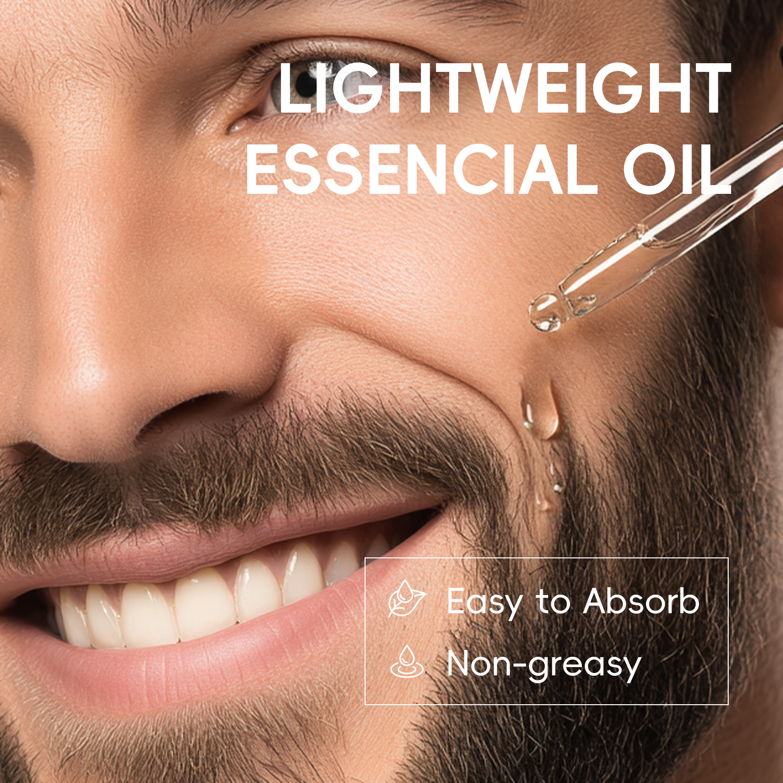 QUIYUM 4Pcs Men Beard & Facial - Men'S Grooming Oil のレビューと価格