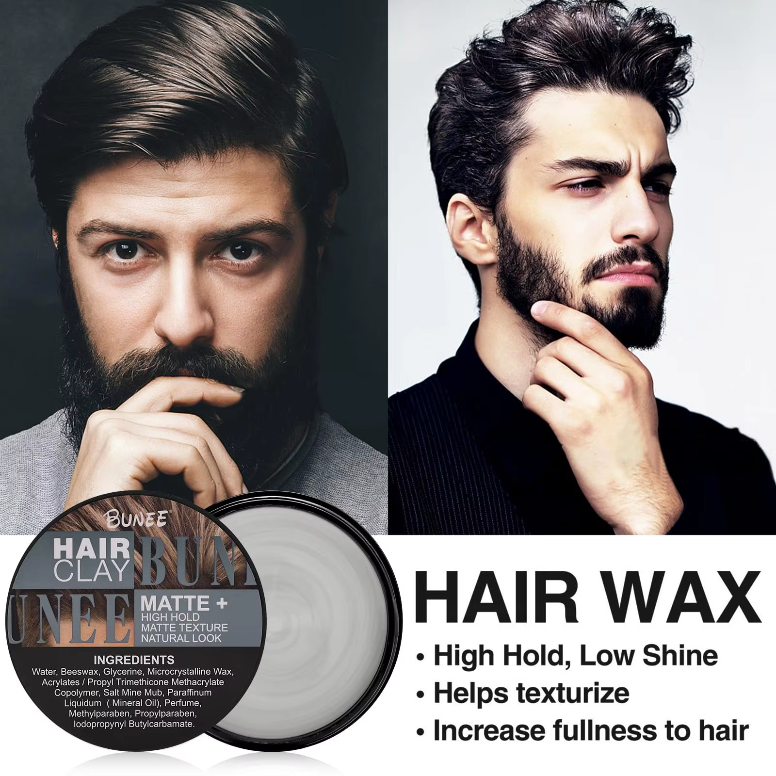 Matte Finish Hair Paste for Me - Pomade Hair Clay のレビューと価格