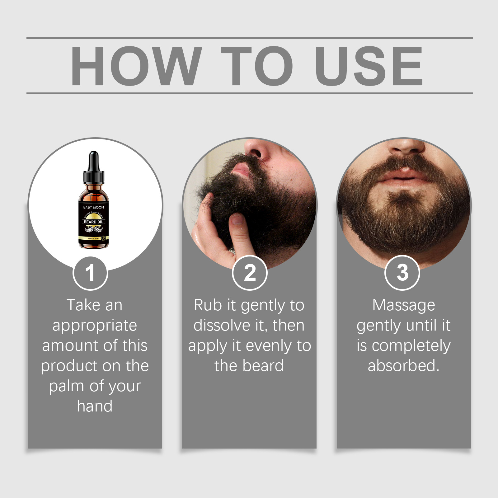 East Moon Argan Oil Men Beard  - Men'S Grooming Oil のレビューと価格