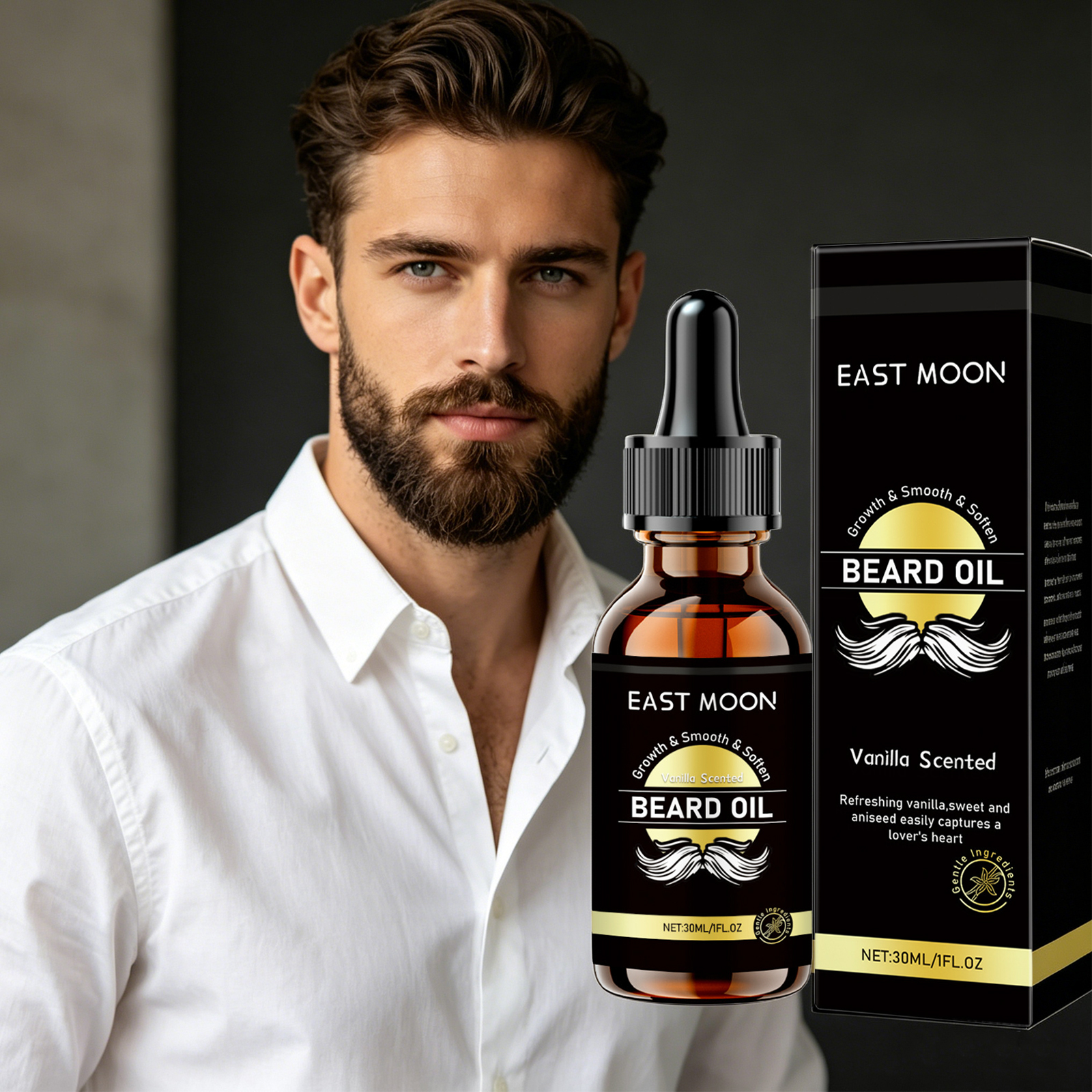 East Moon Argan Oil Men Beard  - Men'S Grooming Oil のレビューと価格