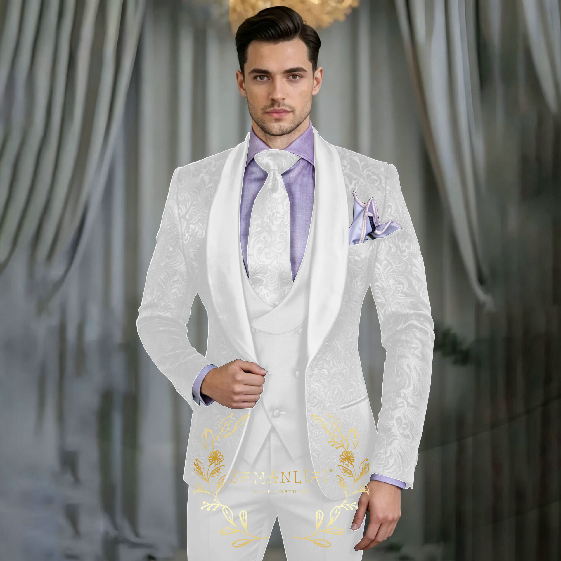 2026 Men Suit Sets Formal Banq - Men'S Grooming Oil のレビューと価格