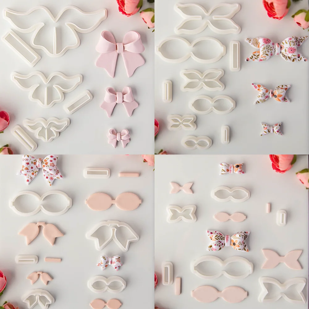 2Pcs/3Pcs Set Bows Shaped Poly - Pomade Hair Clay のレビューと価格