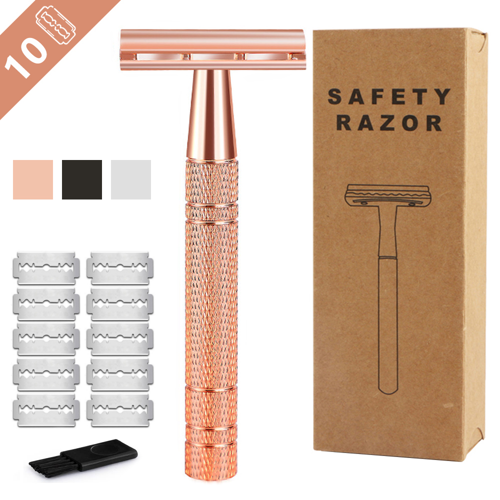 Rose Gold Razor,Classic Double - Men'S Grooming Tape のレビューと価格
