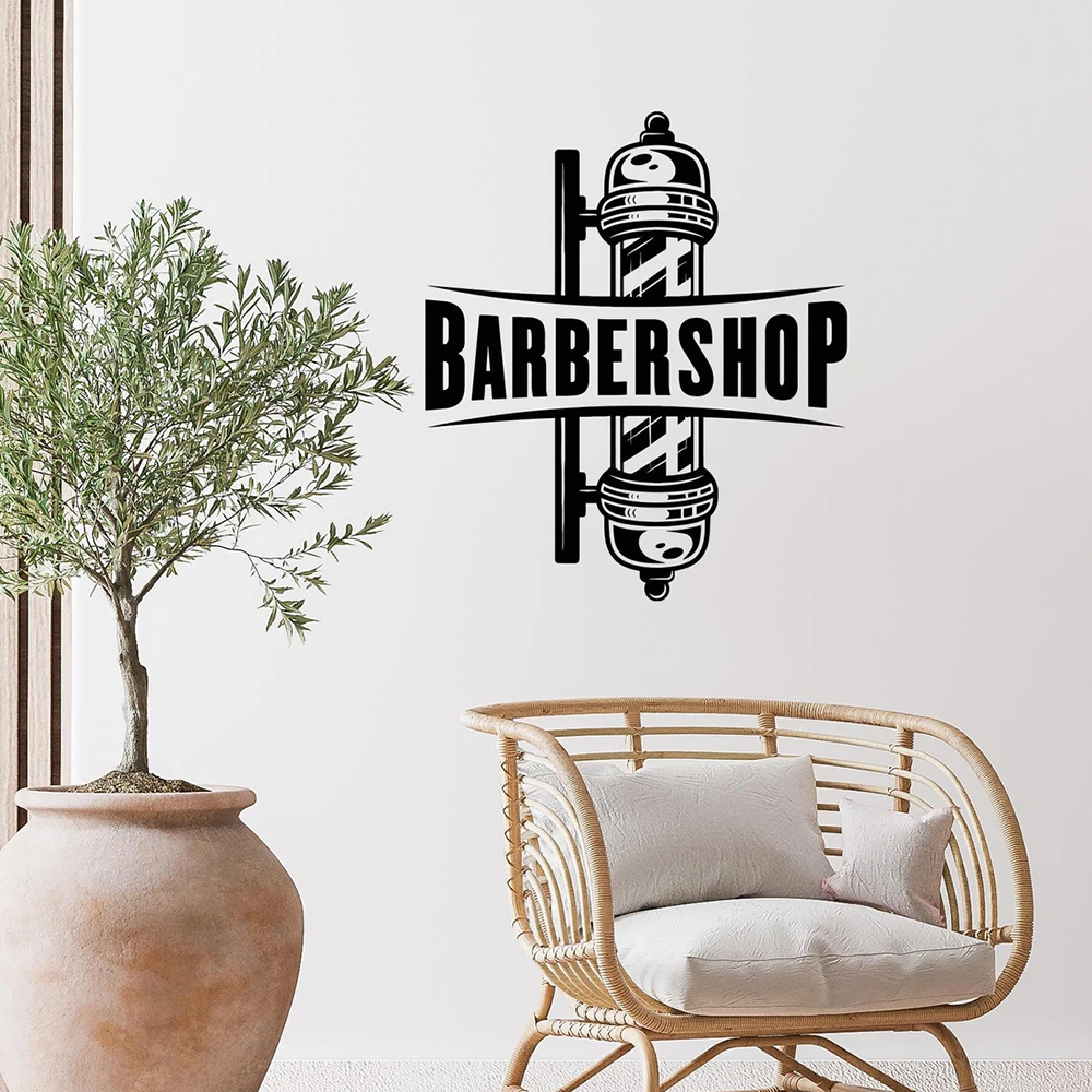 Barbershop Sign Vinyl Wall Dec - Men'S Grooming Package のレビューと価格