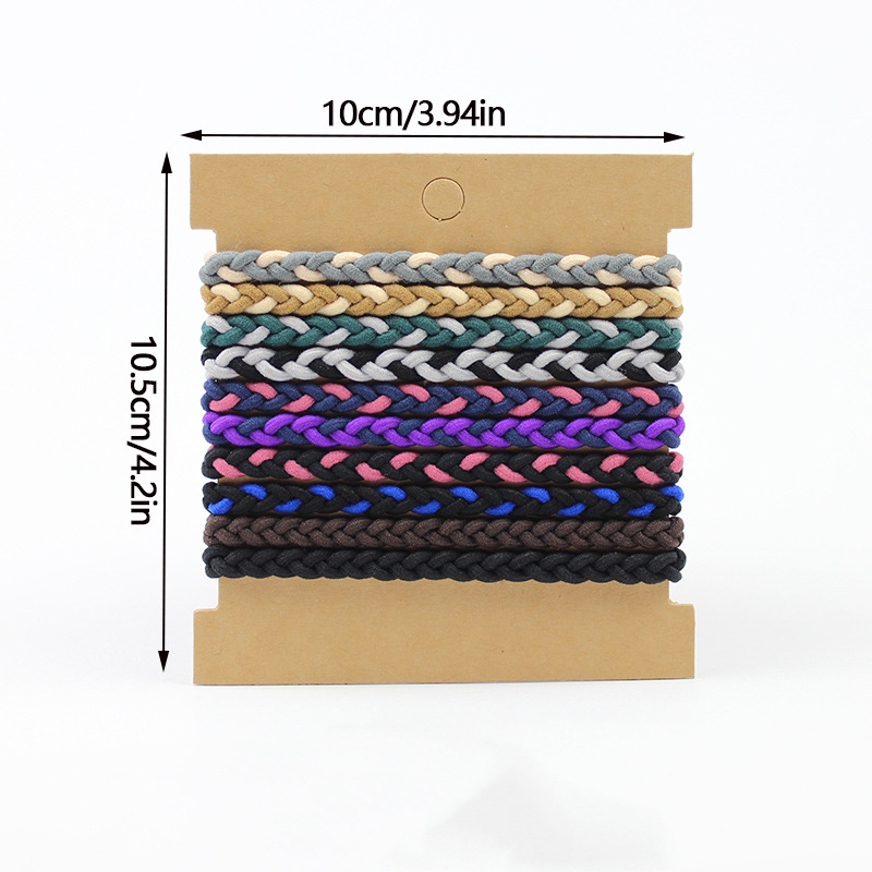 10pcs Boho Hair Ties Bracelets - Men'S Grooming Tape のレビューと価格