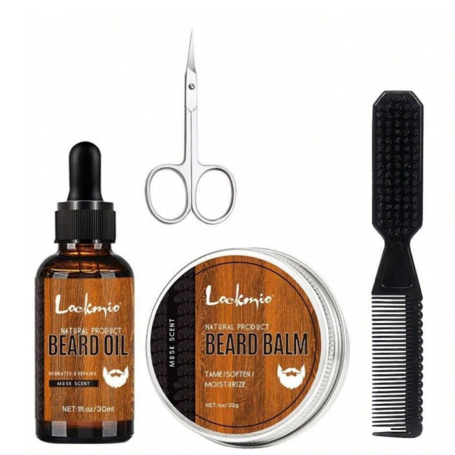 Men Beard Balm Kit Whisker Moi - Men'S Grooming Oil のレビューと価格