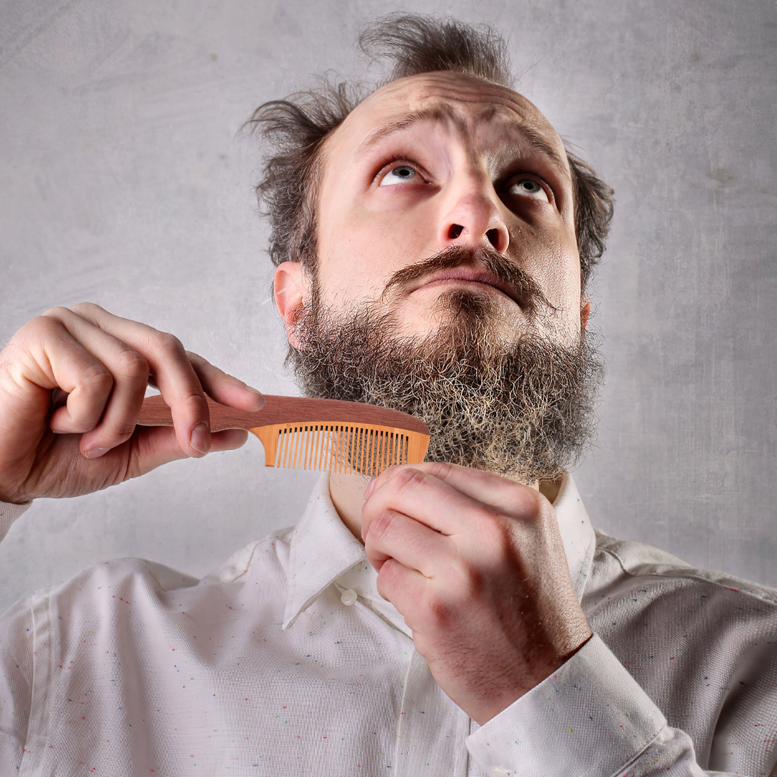 Wooden Beard Comb for Men Pock - Men'S Grooming Oil のレビューと価格