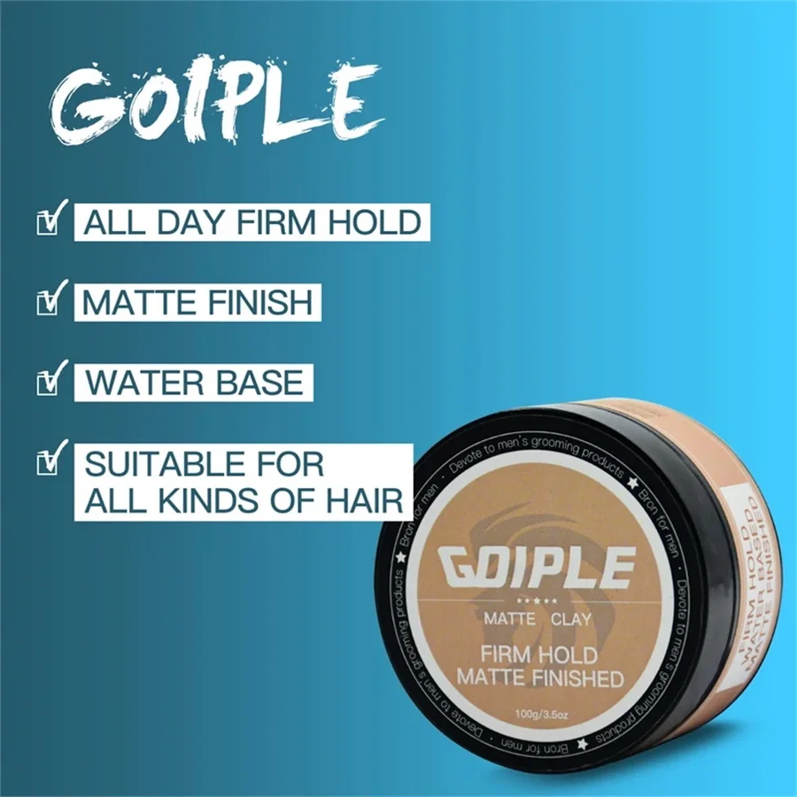 GOIPLE All-Day Strong Hold Mat - Pomade Hair Clay のレビューと価格