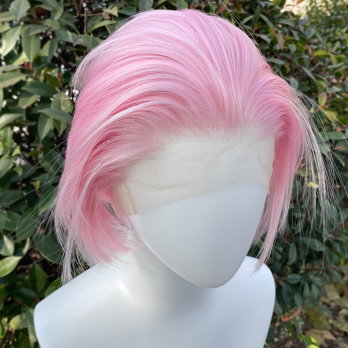 Light Pink Short Bob Cut for W - Men'S Grooming Tape のレビューと価格