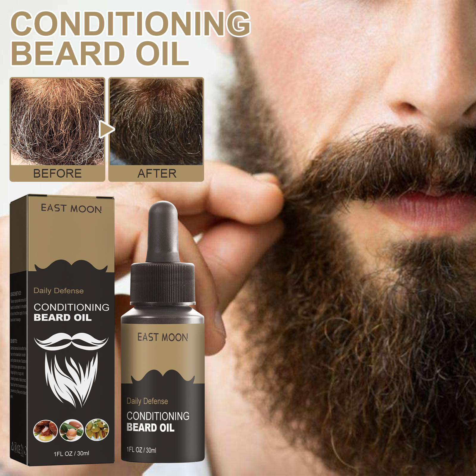 30ml Facial Hair Beard Growth  - Men'S Grooming Oil のレビューと価格