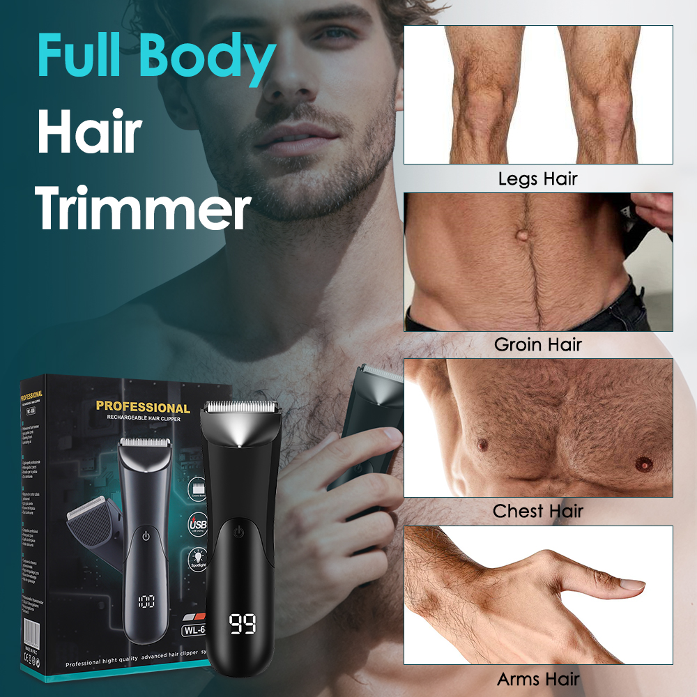 Man Beard Shaver Electric Groi - Men'S Grooming Underarm のレビューと価格