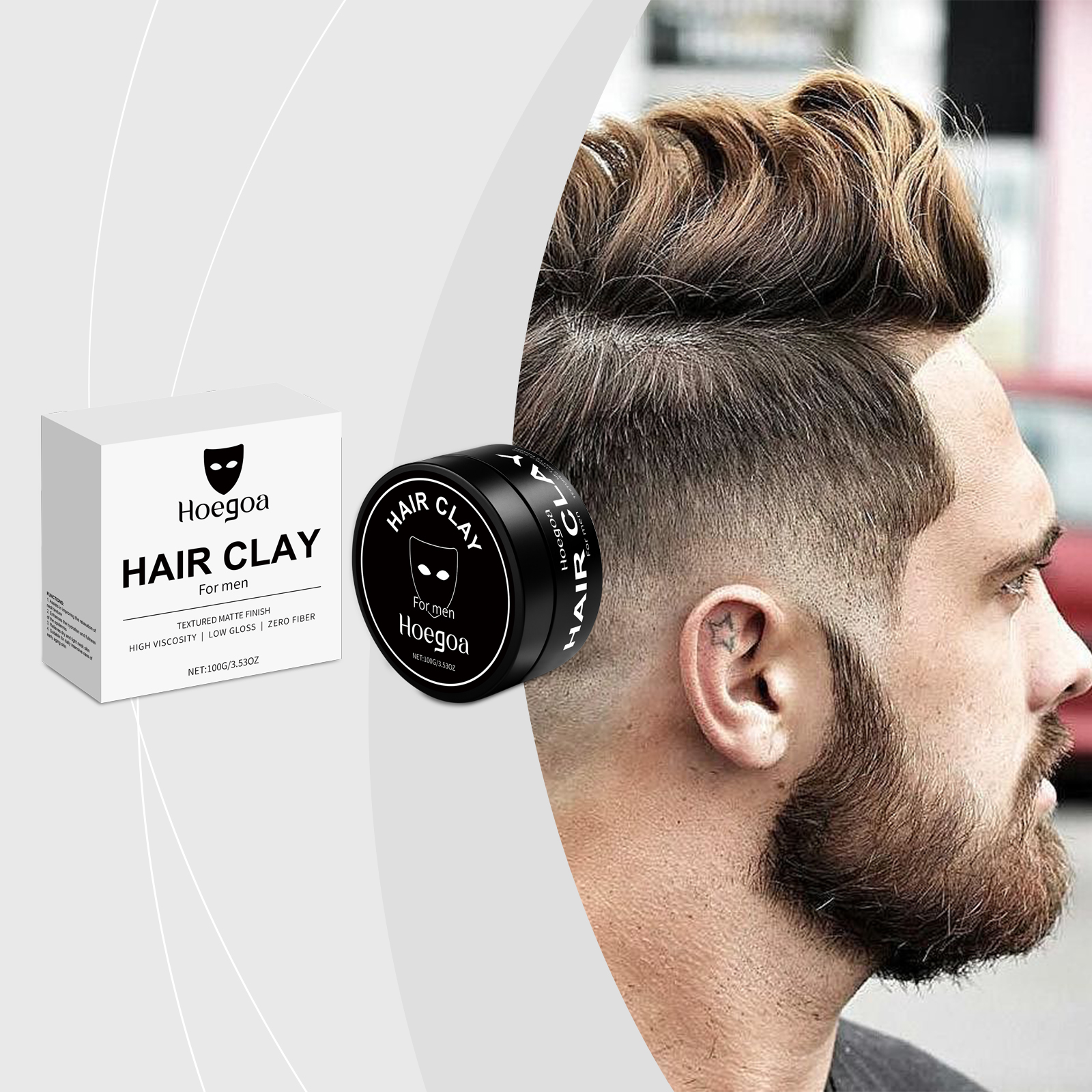 Men's Hair Styling Clay – Crea - Pomade Hair Clay のレビューと価格