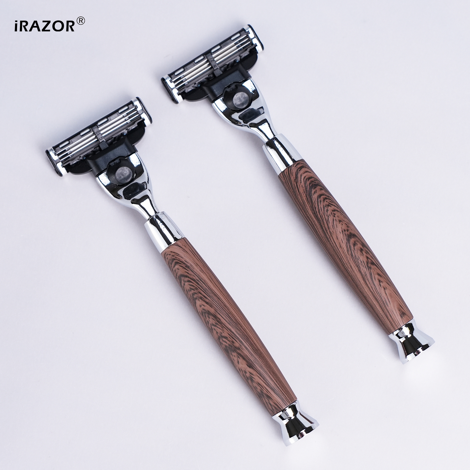iRAZOR Classic Wood Grain Shav - Men'S Grooming Underarm のレビューと価格