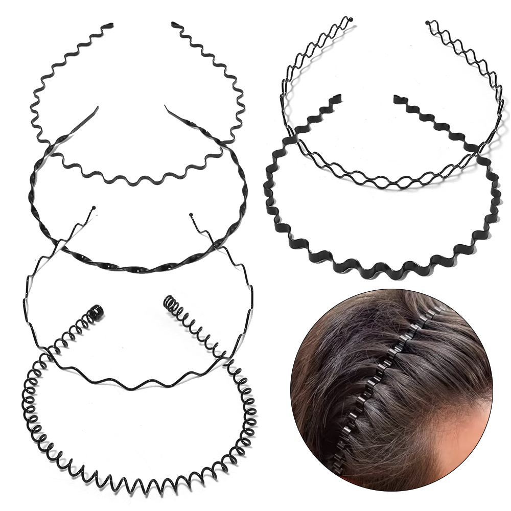 6pcs Fashion Metal Hair Band B - Men'S Grooming Tape のレビューと価格