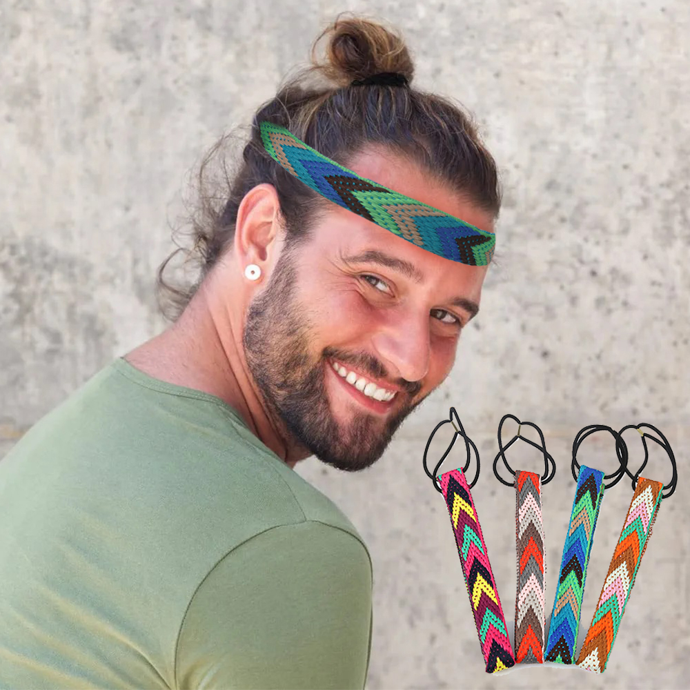 Men's Bohemian Elastic Hair Ba - Men'S Grooming Tape のレビューと価格